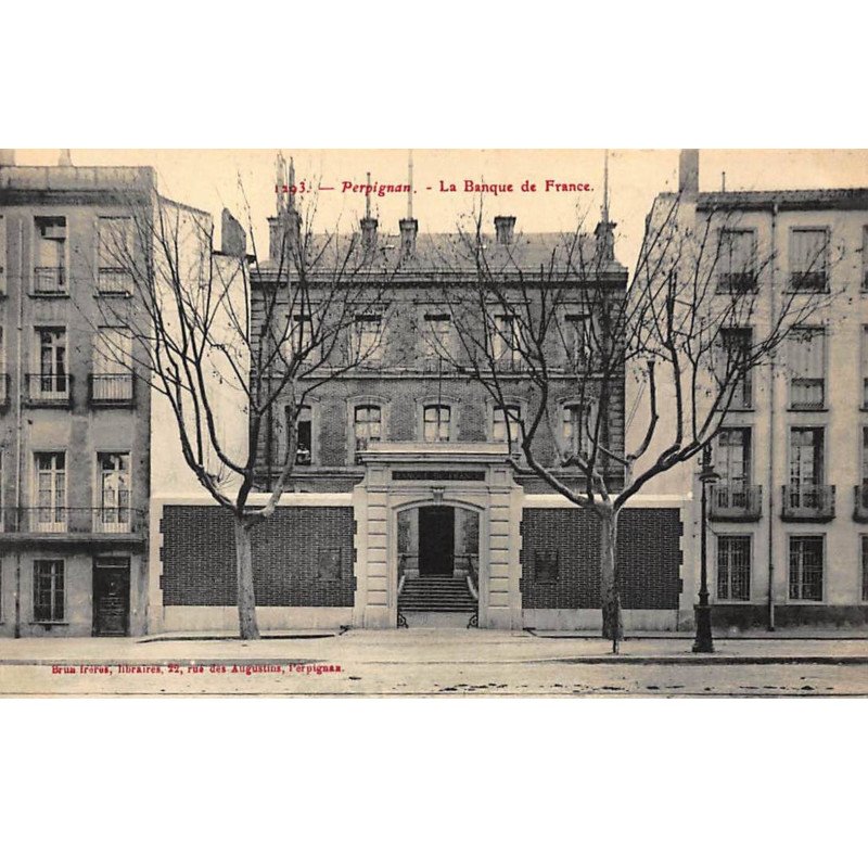 BANQUE DE FRANCE - PERPIGNAN : la banque de france - tres bon etat