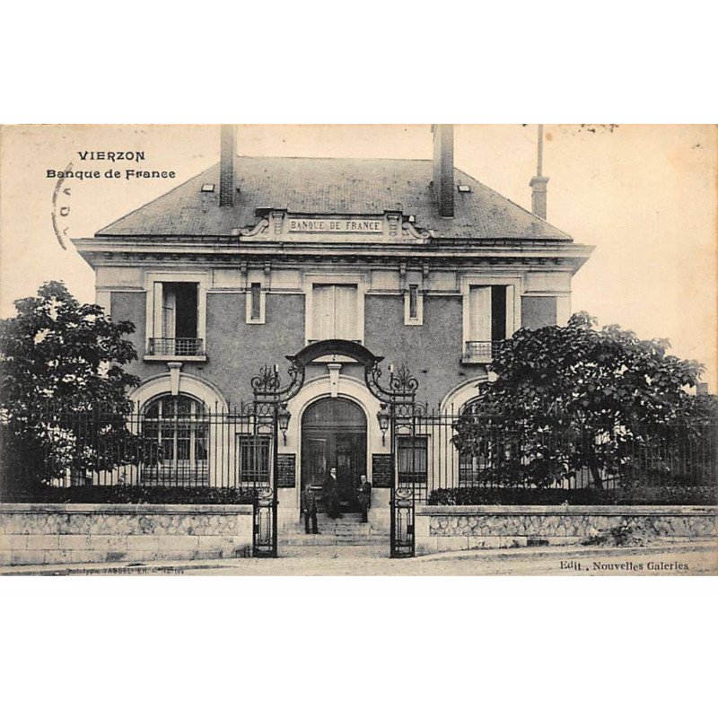 BANQUE DE FRANCE - VIERZON : banque de france - tres bon etat