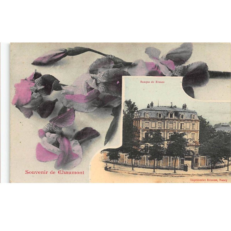 BANQUE DE FRANCE - souvenir de chaumont - tres bon etat