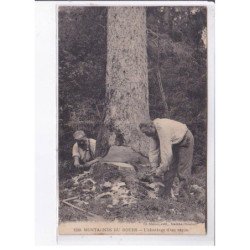 MAICHE: montagnes du doubs, l'abatage d'un sapin - très bon état