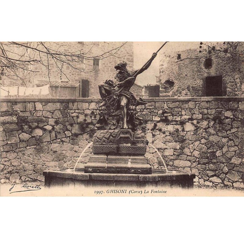 GHISONI : la fontaine - tres bon etat