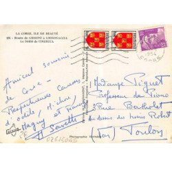 GHISONI : route de ghisoni à ghisonaccia, le defile de l'inzecca - tres bon etat