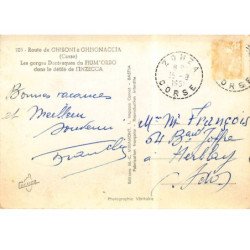 GHISONI : les gorges dantesques du Fium'Orbo dans le defile de l'inzecca - tres bon etat