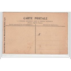 LYON (caricatures des personnage célèbres ANTICOR BRELAND) JACQUARD - bon état (éraflure au dos)
