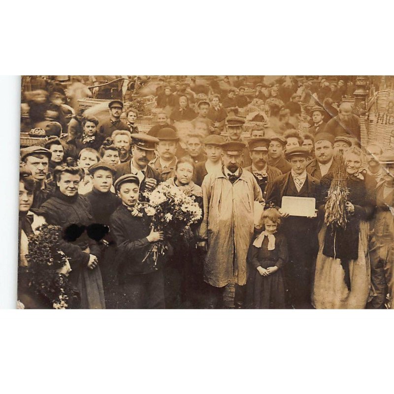 PARIS : les halles, marché, marchand de fleur - etat