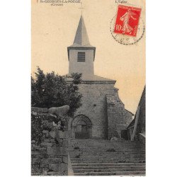 SAINT-GEORGES-la-POUGE : l'eglise - tres bon etat