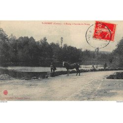 SAINT-DOMET : l'etang à l'entrée du bourg - etat