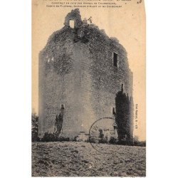 CHAMBORAND : ruines du chateau - tres bon etat