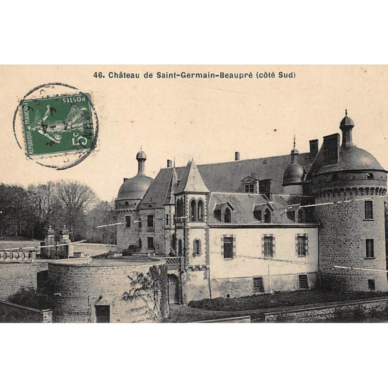 SAINT-GERMAIN-BEAUPRE : chateau - tres bon etat