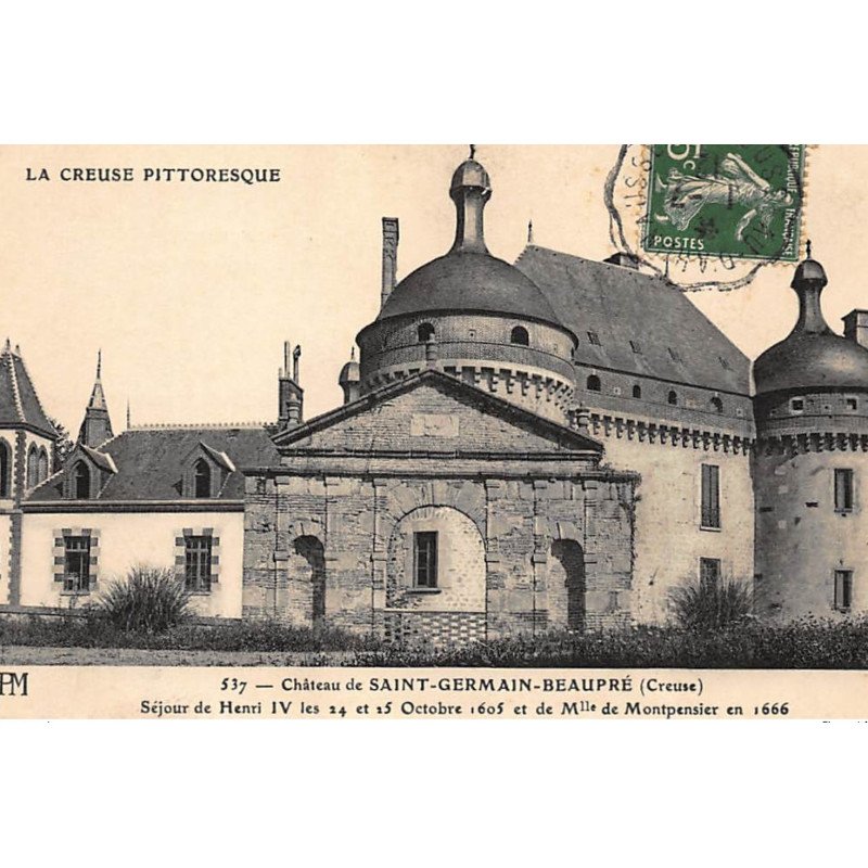 SAINT-GERMAIN-BEAUPRE : chateau - tres bon etat