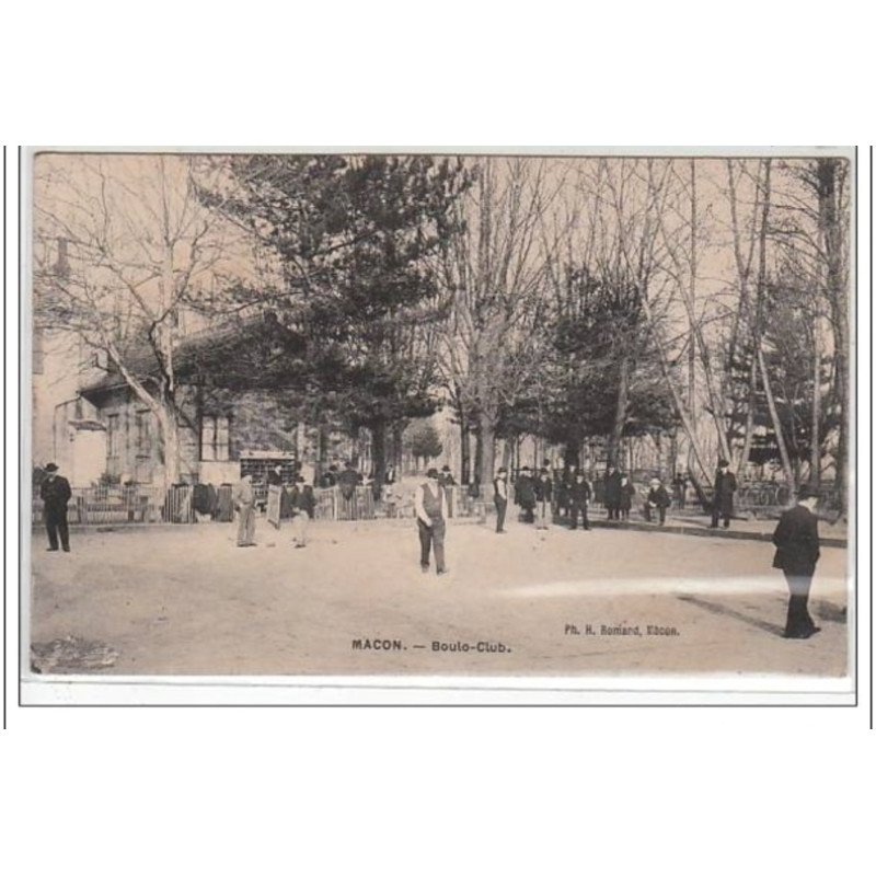 MACON : le boulo-club ( boules - pétanque)  - très bon état