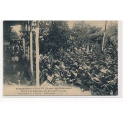 GURAT : inauguration du monument élevé à la mémoire de Paul Deroulède - tres bon etat