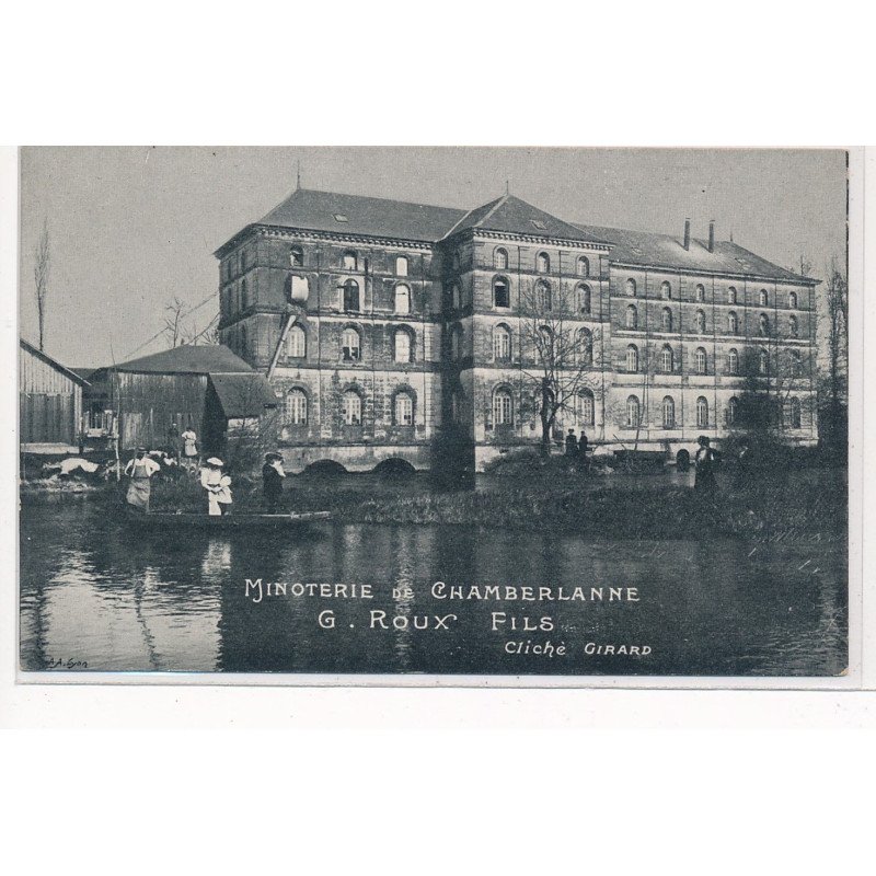 CHAMBERLANNE : minoterie de chamberlanne, G. ROUX Fils, cliché girard - tres bon etat