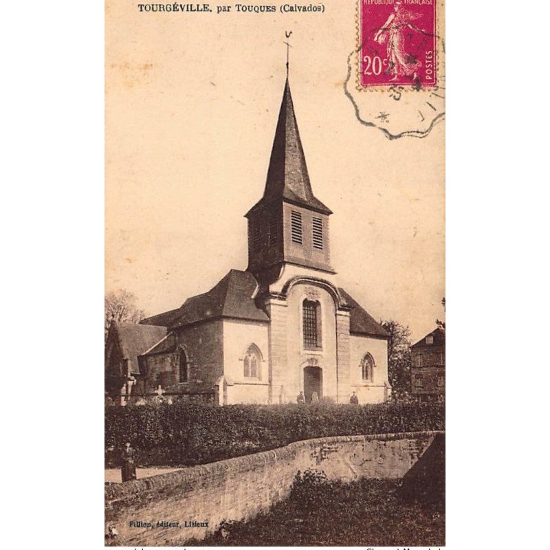 TOURGEVILLE : eglise - tres bon etat