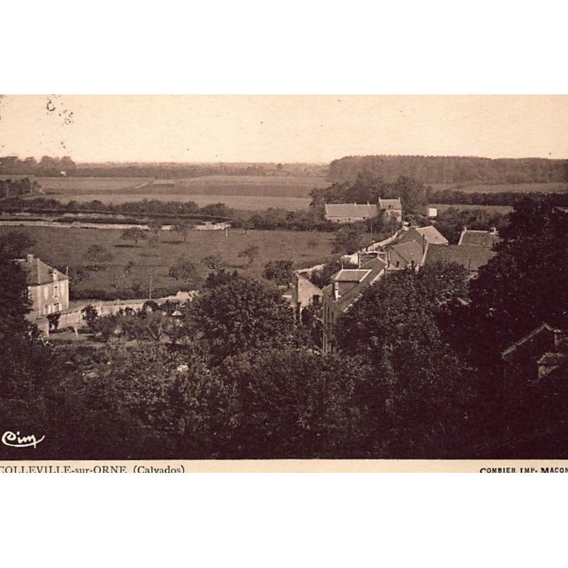 COLLEVILLE-sur-ORNE : paysage - tres bon etat