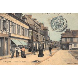 TOUQUES : place du marché - etat
