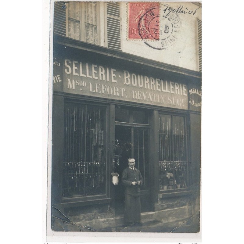 ARPAJON : sellerie bourrellerie, maison lefort, devatin - etat