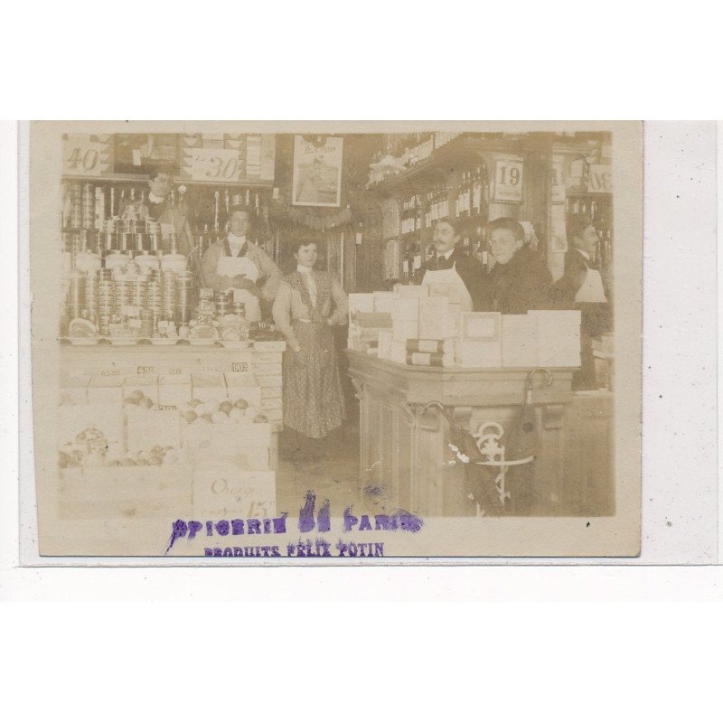 PARIS : felix potin epicerie - etat
