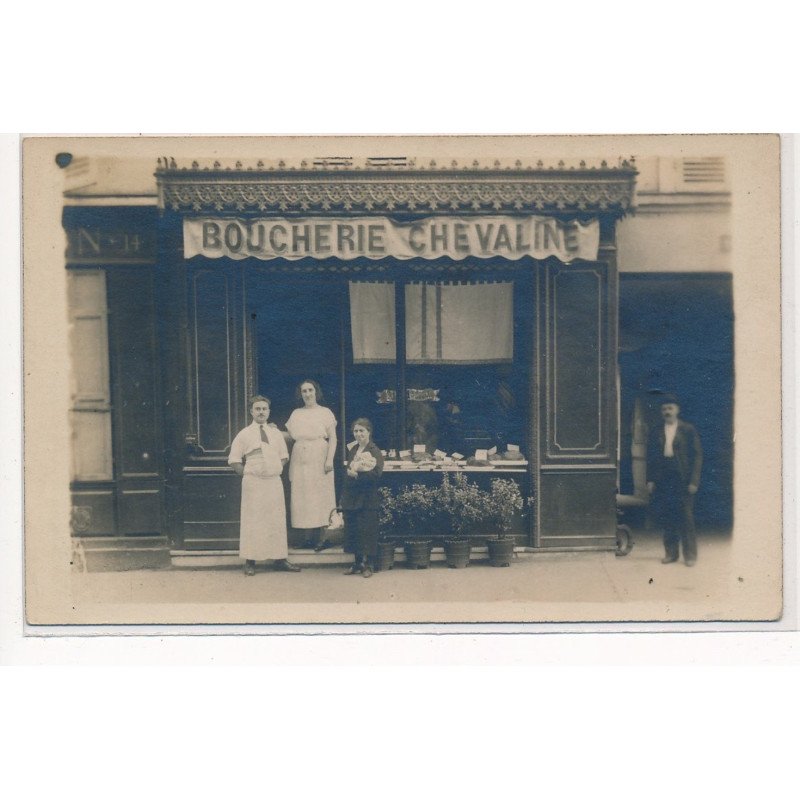 PARIS : boucherie chevaline - tres bon etat