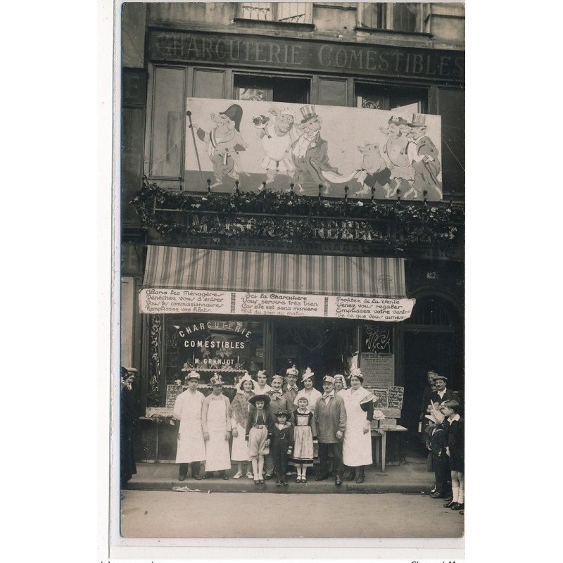 PARIS : charcuterie comestibles, M. Granjot - tres bon etat