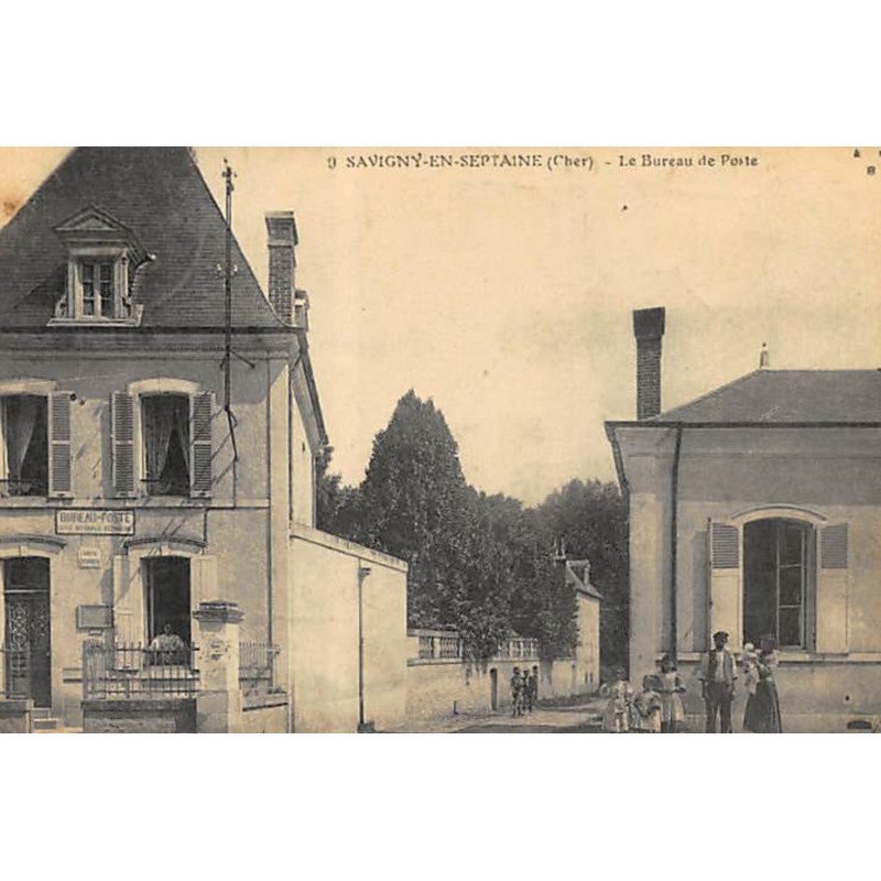 SAVIGNY en SEPTAINE : le bureau de Poste - bon état