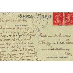 VEAUGUES : place et avenue de la gare - bon état