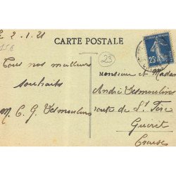 SAINT ETIENNE DE FURSAC : l'église et la grande rue - très bon état