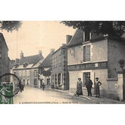 SAVIGNY EN SANCERRE : hotel de la Boule d'Or sur la route de Bailly - très bon état