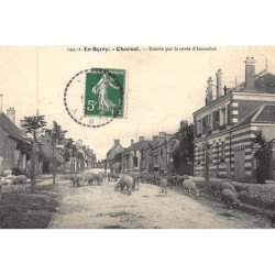 EN BERRY - CHAROST : entrée par la route d'Issoudun - très bon état