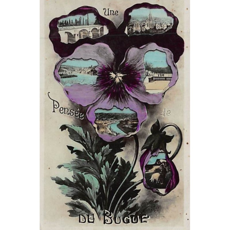 LE BUGUE : souvenir du Bugue (fantaisie) - très bon état