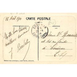 MONPONT SUR L'ISLE : place de la liberté - bon état (un coin plié)