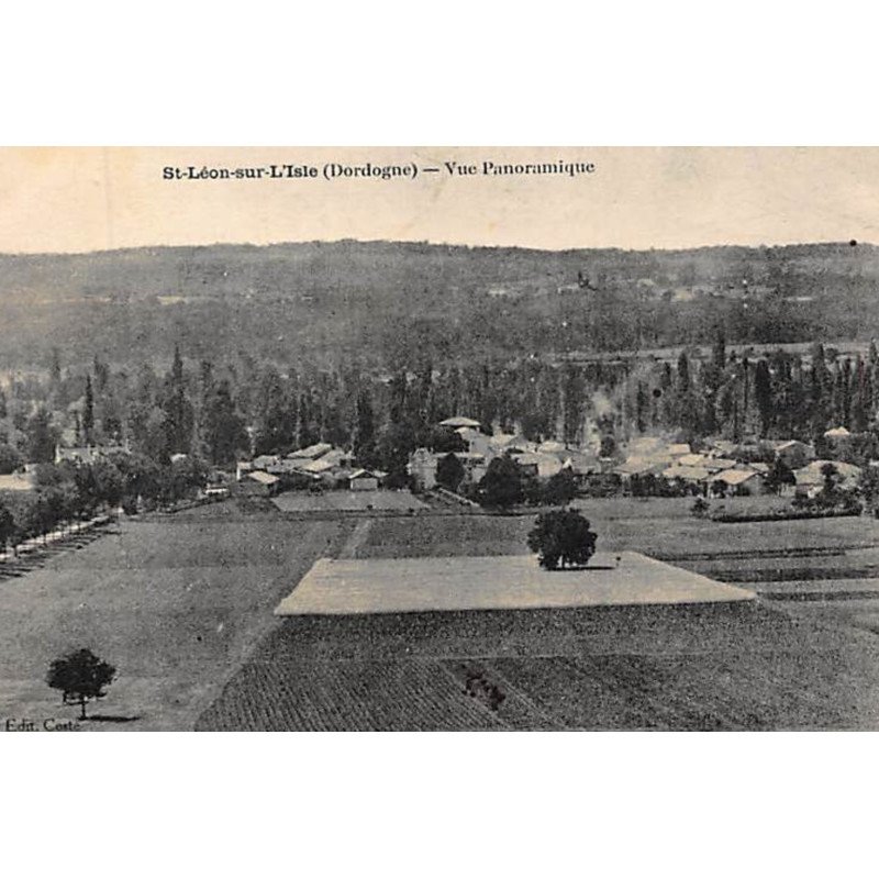 SAINT LEON SUR L'ISLE : vue panoramique - très bon état