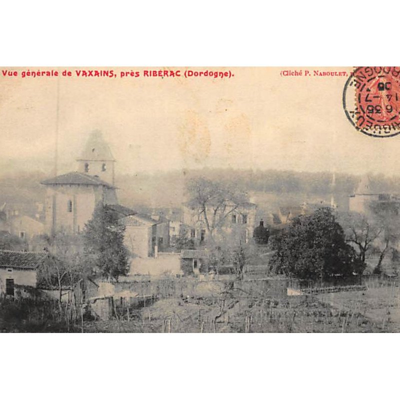 VAXAINS : vue générale (près de RIBERAC) - très bon état
