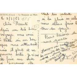 BETETE : le monument aux morts - très bon état