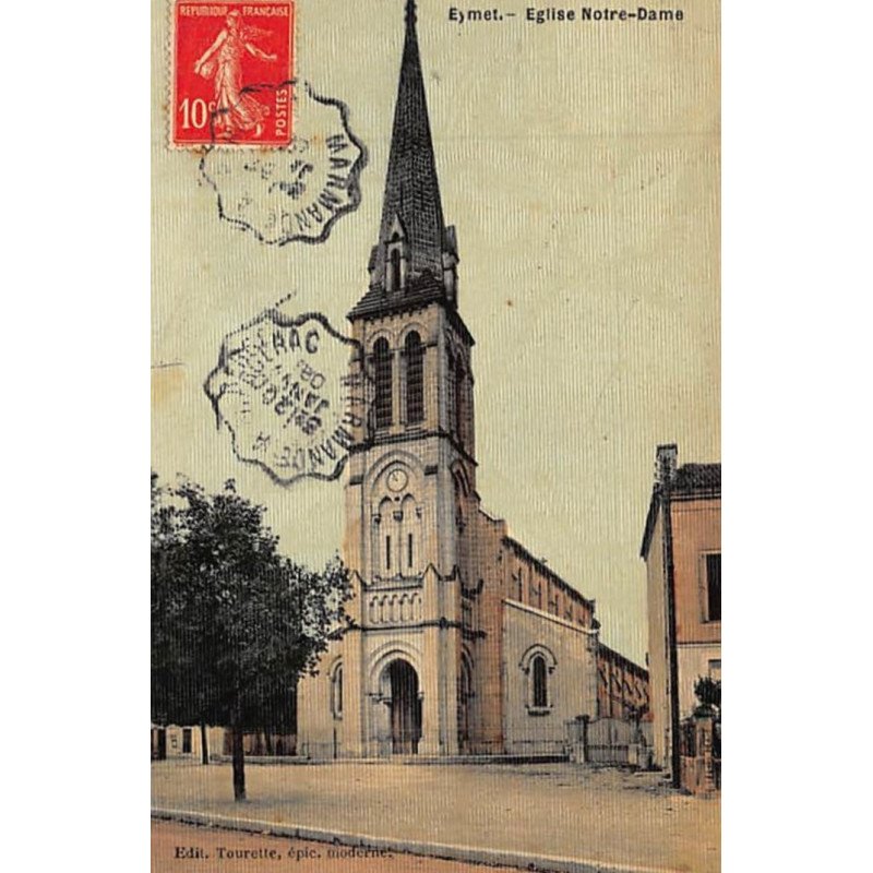EYMET : église Notre Dame (toillée) - très bon état