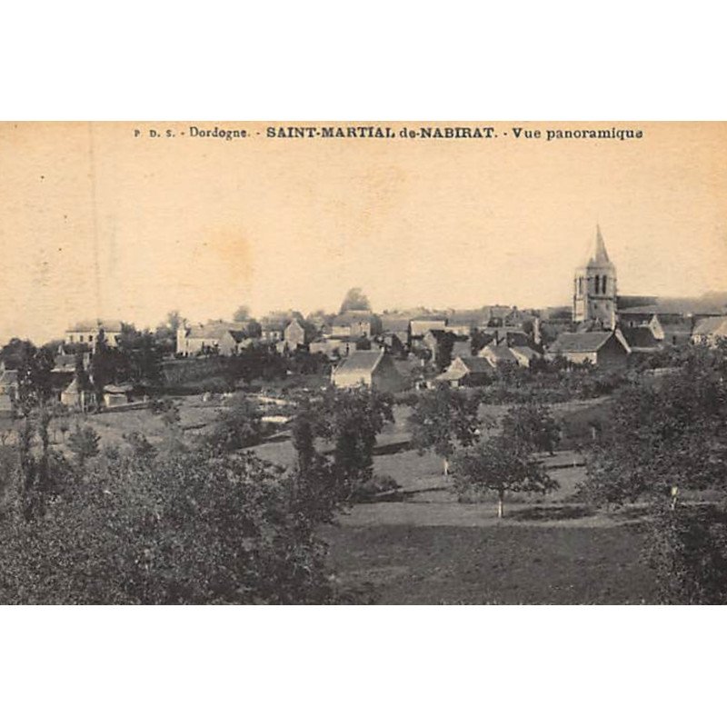 SAINT MARTIAL DE NABIRAT : vue panoramique - très bon état