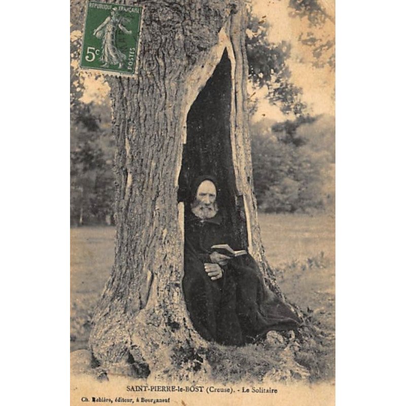 SAINT PIERRE LE BOST : le Solitaire (ermite) - état SAINT PIERRE LE BOST : le Solitaire (ermite) - état
