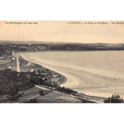 PLESTIN LES GREVES : la plage de Saint Efflam - vue générale (la Bretagne en Zig Zag) - très bon état