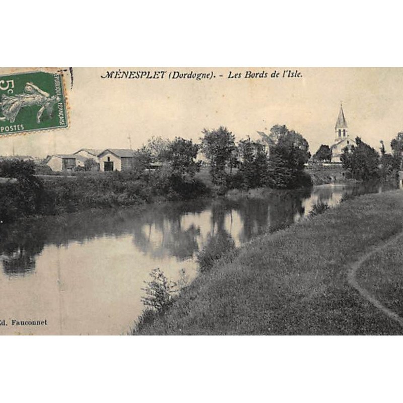 MENESPLET : les bords de l'isle - très bon état