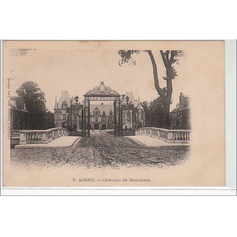AISNE : château de Marchais - très bon état AISNE : château de Marchais - très bon état