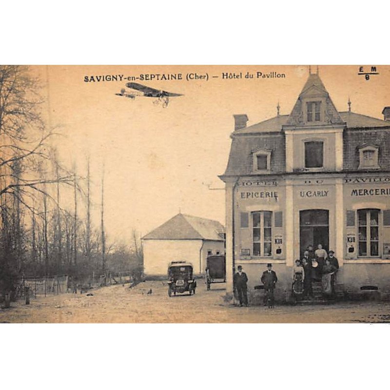 SAVIGNY EN SEPTAINE : hotel du Pavillon - très bon état