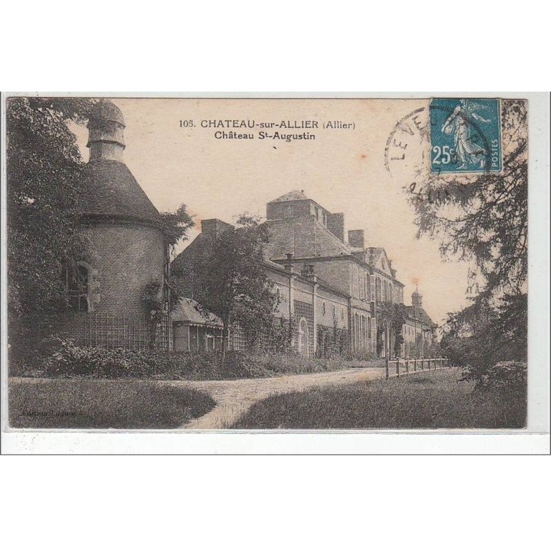 CHATEAU SUR ALLIER : château de St-Augustin - état