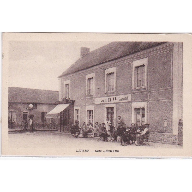 LITTRY : café restaurant Lecuyer - très bon état