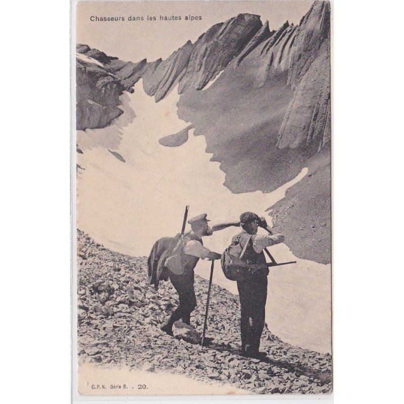 Chasseurs dans les hautes Alpes - très bon état Chasseurs dans les hautes Alpes - très bon état