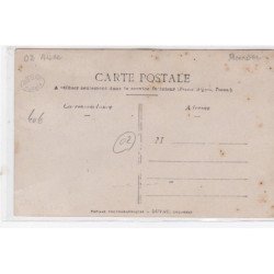 Carte photo d'un chasseur au fusil (chien) - très bon état