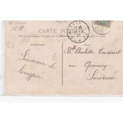 LONGPRE LES CORPS SAINTS : route d'Abbeville (chasse) - très bon état