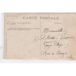 BOURGES : carte photo de cyclistes militaires en fête - état