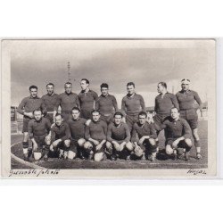 GRENOBLE : carte photo de l'équipe de rugby vers 1930-1940 - bon état