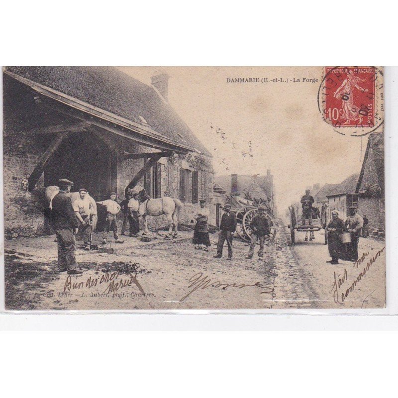DAMMARIE : la forge (maréchal ferrand) - état