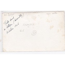 MARCILLY : photo format cpa d'une scène de chasse à tir en 1946 - bon état